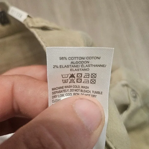 Lucky Brand 410 Athletic Slim Pants Mens 33x30 Tan Khaki 4-Way Stretch - Picture 7 of 8